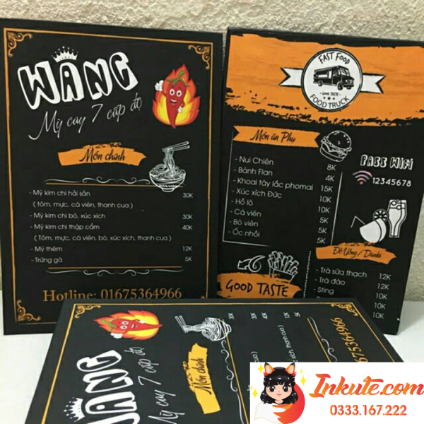 In menu chống thấm (A5 – A6)