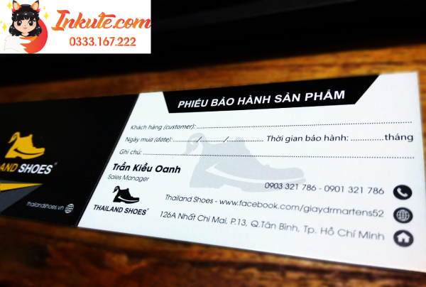 In name card là việc quan trọng đối với các công ty, cửa hàng