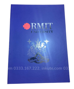Bìa kẹp bằng tốt nghiệp mạ vàng , bạc