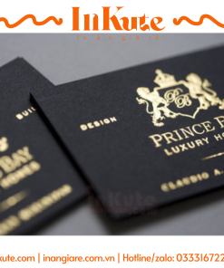 Alternative view of In Danh Thiếp, Card Visit Giấy mỹ thuật ĐẲNG CẤP THƯƠNG HIỆU, ÉP KIM VÀNG - BẠC, DẬP NỔI, GIẤY NHŨ, BO GÓC