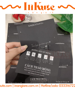 Alternative view of In Bìa Tag Nail Box Gắn Móng Tay