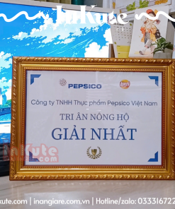 Alternative view of Khung ảnh,bằng khen A4(21x30)cm bản khung trơn mặt mica